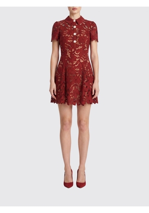 SELF-PORTRAIT Dress Woman color Burgundy