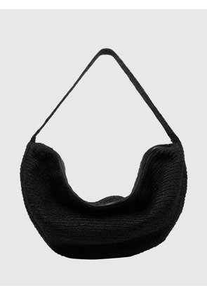 IBELIV Vibe Crochet Shoulder Bag in Raffia with a Zip Closure and Braided Handle