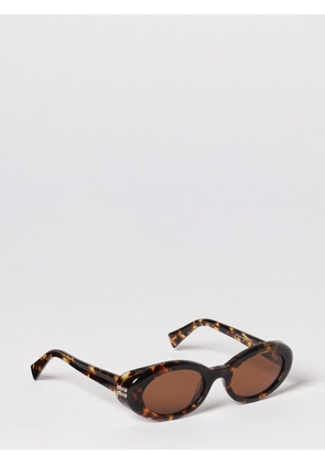 MIU MIU Oval Tortoiseshell Acetate Sunglasses