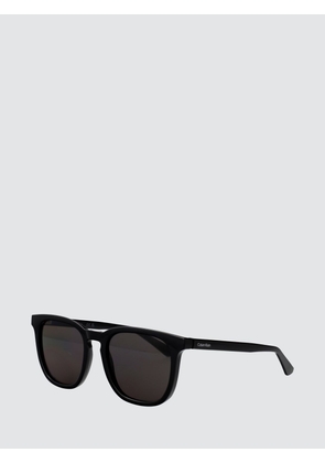 CALVIN KLEIN Rounded Aviator Acetate Sunglasses