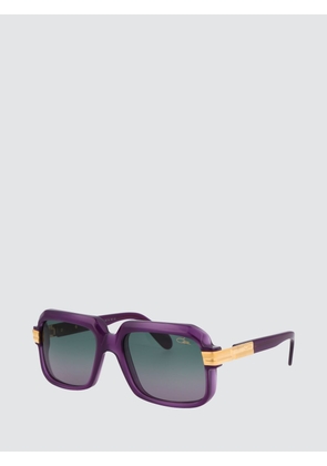 CAZAL Rectangular Sunglasses in Purple Acetate with Gradient Lenses