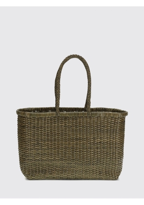 DRAGON DIFFUSION B Weave Big Woven Leather Shoulder Bag with Top Handles