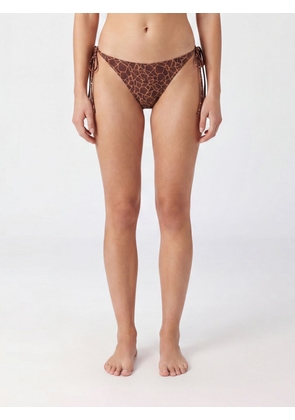 MC2 SAINT BARTH Animalier Print Bikini Bottoms with Side Ties