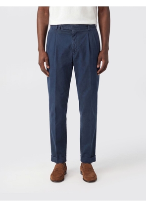 PT TORINO Slim Fit Cotton Chino Trousers with Slash Pockets