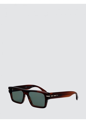 FENDI Rectangular Acetate Sunglasses with Contrasting Logo