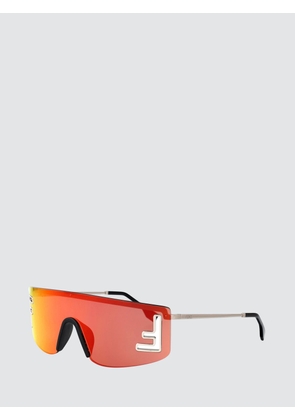 FENDI FF Monogram Metal Shield Sunglasses