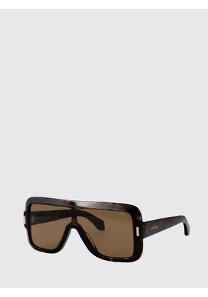 FERRAGAMO Tortoiseshell Rectangular Shield Sunglasses