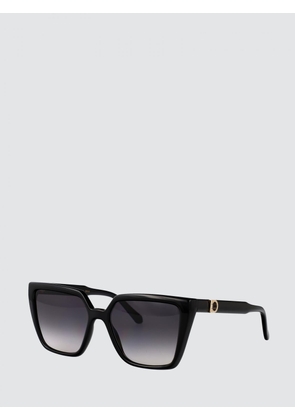 FERRAGAMO Rectangular Cat-Eye Acetate Sunglasses with Gancini Logo