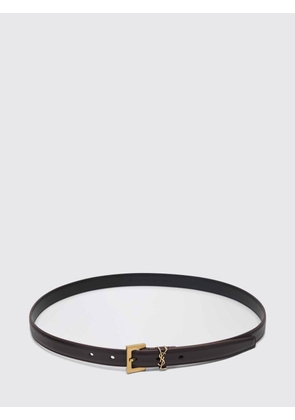 SAINT LAURENT Belt Woman color Brown