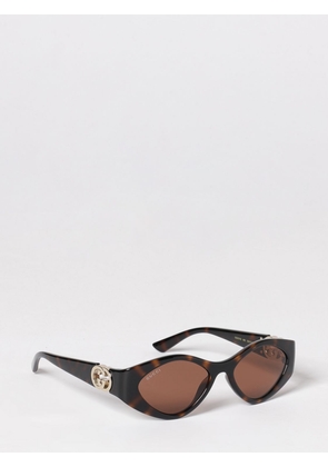 GUCCI Rounded Acetate Sunglasses with GG Monogram