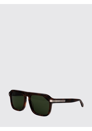 FERRAGAMO Rectangular Aviator Sunglasses in Acetate with Lettering Logo