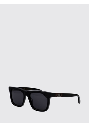 FERRAGAMO Rectangular Aviator Sunglasses in Acetate with Gancini Logo