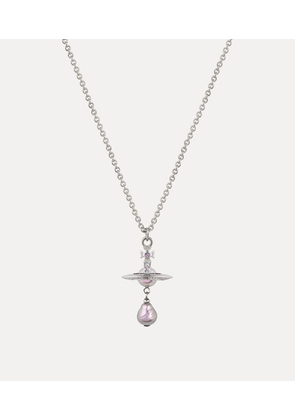 Vivienne Westwood Aleksa Pendant Necklace Platinum-light-purple-pearl-vitrail-light-crystal Platinum-light-purple-pearl-vitrail-light-crystal Women
