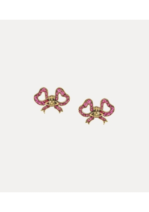 Vivienne Westwood Rigoberta Earrings -Gold-rose-crystal -Gold-rose-crystal Women