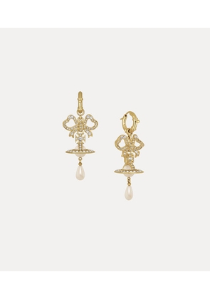 Vivienne Westwood Rigoberta Pearl Earrings Gold-white-crystal-creamrose-pearl Gold-white-crystal-creamrose-pearl Women