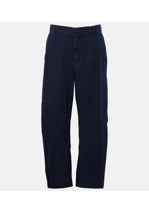 Velvet Taylor linen wide-leg pants