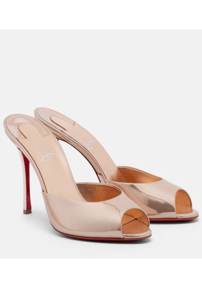 Christian Louboutin Me Dolly laminated leather mules