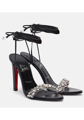 Christian Louboutin Fanny Jolly embellished leather sandals