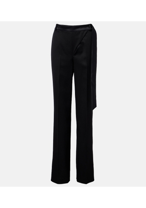 The Attico Virgin wool wide-leg pants