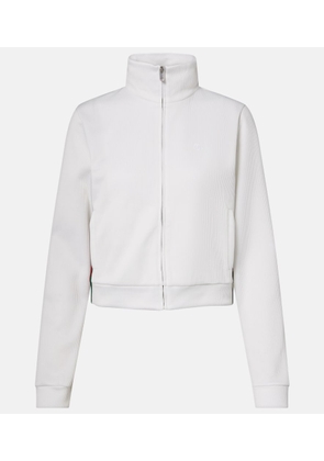Gucci Ribbed-knit cropped sweatshirt