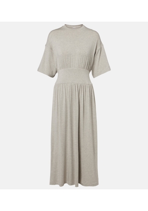 Toteme Jersey gathered midi dress