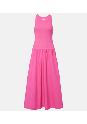 Velvet Romilly cotton-blend midi dress