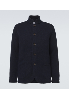 Eleventy Wool and cashmere-blend cardigan