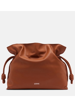 Loewe Flamenco Large leather clutch