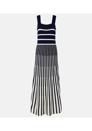 Velvet Aveline striped knitted maxi dress
