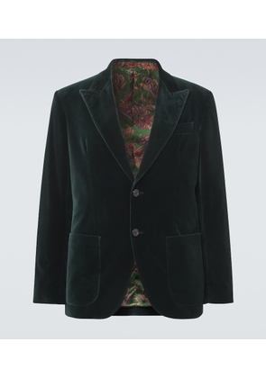 Etro Cotton velvet blazer