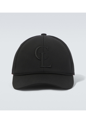 Christian Louboutin Logo cotton canvas baseball cap