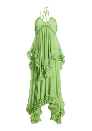 Alexis Sidi Ruffled Chiffon Maxi Dress - Moda Operandi
