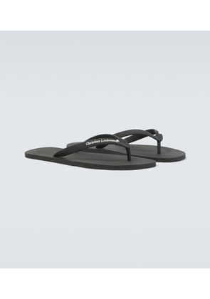 Christian Louboutin Logo thong sandals