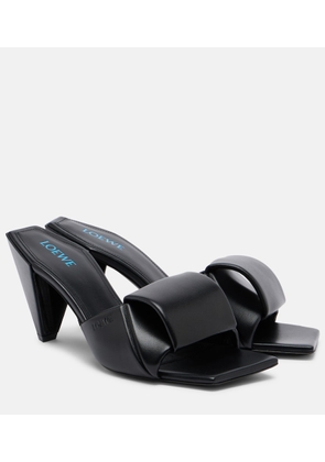 Loewe Origami leather mules