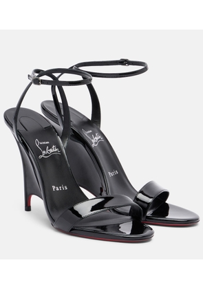 Christian Louboutin Miss Z patent leather wedge sandals