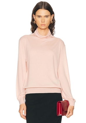 KHAITE Annette Sweater in Dusty Rose - Pink. Size XS (also in M, S).