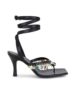 Christopher Esber Memento Charm Heel in Black - Black. Size 41 (also in 37, 38, 39).