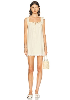 Juillet Lucy Dress in Butter Yellow - Yellow. Size L (also in ).