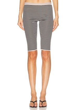 Gimaguas Camu Cycle Shorts in Grey & Black - Black. Size M (also in L, S, XS).
