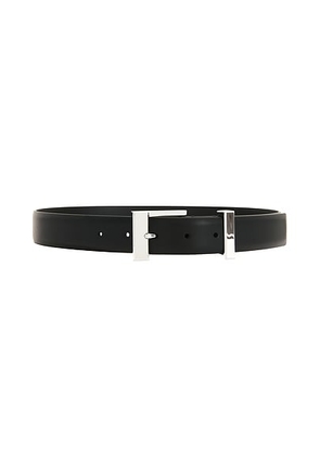 KHAITE Manhattan 30mm Belt in Black - Black. Size 90 (also in 75, 80, 85, 95).