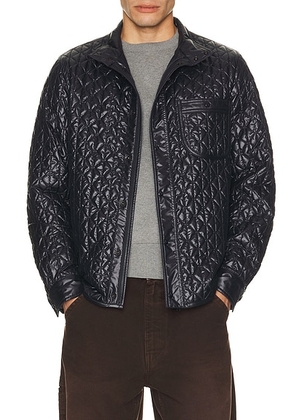 Moncler Cleorine Jacket in Dark Navy Blue - Navy. Size 4 (also in 1, 2, 3).