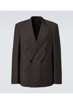 Gucci Pinstripe wool and mohair blazer