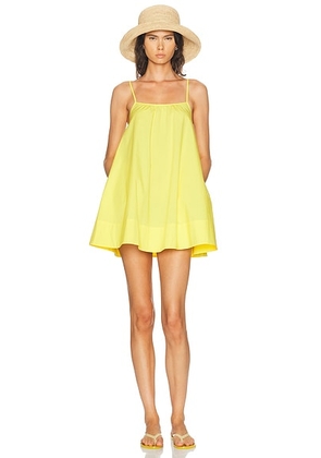 Solid & Striped The Lindsay Dress in Citrina - Yellow. Size L (also in S, M, XL).