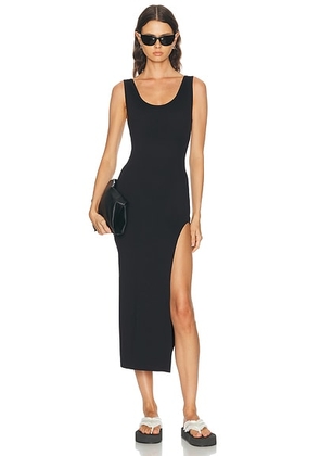 WARDROBE.NYC Opaque Scoop Dress in Black - Black. Size S (also in XS, M).