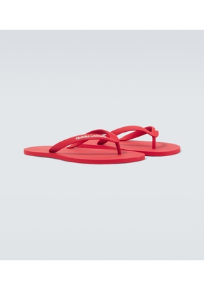 Christian Louboutin Logo thong sandals