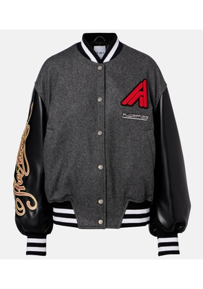 The Attico Wool-blend varsity jacket