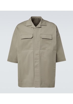 Rick Owens Magnum Tommy cotton-blend poplin shirt