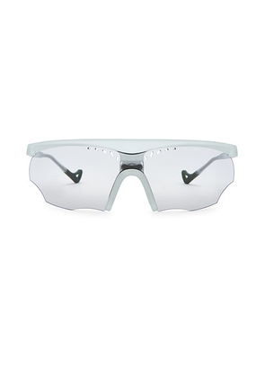 District Vision x PAF Koharu Eclipse Sunglasses in Lichen & D+ Sports Green - Green. Size all.