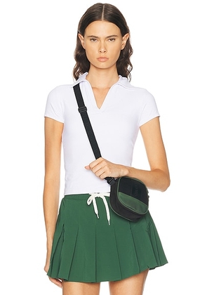 YEAR OF OURS Studio Polo Tee in White - White. Size S (also in XS).