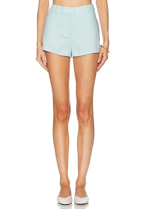 Shani Shemer Jolin Short in Aqua Blue - Blue. Size M (also in L, S, XS).